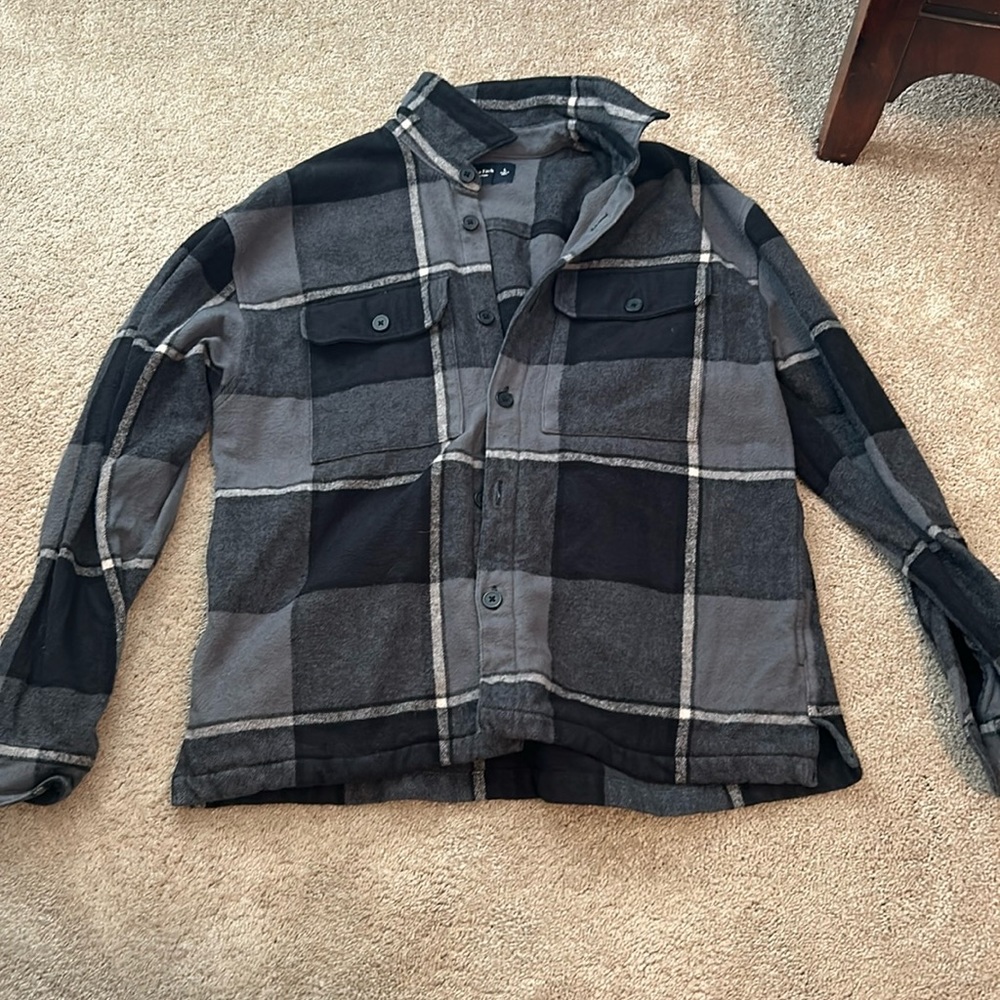 Abercrombie and Fitch Men’s plaid jacket
